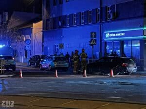 Kolizja radiowozu z BMW na skrzyżowaniu Krasińskiego i 3 Maja! [ZDJĘCIA]