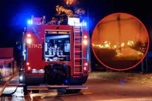 FOTO: WYBUCH I POŻAR NA TERENIE ROD „BIAŁA RÓŻA”. Wybuch było słychać w kilku dzielnicach Zabrza!