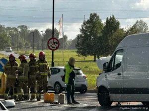 FOTO: Deszczowa kolizja na Szkubacza!