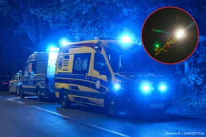 FOTO: TRAGEDIA NA TORACH W ZABRZU. 17-latek mimo reanimacji nie żyje